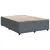 vidaXL Postelja boxspring z vzmetnico Temno siva 160 x 200 cm Žamet