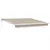 Nadstrešnica Bež 350 x 250 x 165 cm Poliester i aluminij