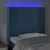 Vidaxl LED posteljno vzglavje temno modro 83x16x118/128 cm žamet