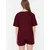 Trendyol Milla Ženski set pidžame Thmss22Pt0524, Bordo