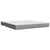 Vidaxl Box spring postelja z vzmetnico svetlo siva 180x200 cm blago