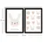 Wallity Slika 2P3853BCT-007, 2 dela, 53 x 78 cm