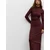 Pull&Bear Obleka burgund
