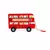 Bigjigs Toys Vlečna igrača Londonski avtobus