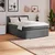 Boxspring Krevet Mira 140/200 cm , grafitno siva