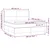 Vidaxl Box spring postelja z vzmetnico temno siva 180x200 cm blago