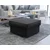 Taburet SMART COSARO XL s shranjevalnim prostorom 71x71 cm, črna