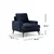ATELIER DEL SOFA Fotelja Papira Armchair Navy Blue