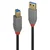 Lindy USB 3.2 Gen 1 AB kabel 2 m črno/siv