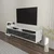 HANAH HOME TV polica Flay White Black