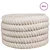 Vidaxl Vrv iz jute 30 Bela 100% Tossa jute