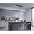 LED plafonska/luster na sajli LED/44W/230V 6000K 120 cm crna