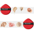 Set Aplikatora za make-up - Crvena / Crna KP6146