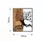 Wallity Zidna dekoracija Tree Man - 291, 49 x 3 x 58 cm,  Crna