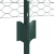 Heksagonalna ograda s stubom 10 x 0,6 m Čelik premazan PVC-om