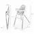 KINDERKRAFT Stolica za hranjenje beba Dinnly Light, do 15 kg, Siva