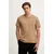 BOSS Majica Waffle 50535891 Bež Regular Fit