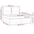 Vidaxl Box spring postelja z vzmetnico temno rjava 180x200 cm blago