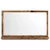 Kupaonski ormarić s ogledalom staro drvo 60x11x37 cm