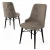 Hanah Home Set stolica Pare, 46x94x46 cm, 4 komada, Crno-smeđe