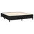 Vidaxl Box spring postelja z vzmetnico črna 160x200 cm blago