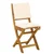 Vanjske bistro stolice 2 pcs Krem bijela 38 x 46 x 85 cm