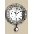 Wallity Zidni sat Vlnt113Gu, 39x50 cm, Srebrne boje