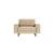 Atelier del Sofa Fotelja Sparrow Loveseat, Krem