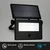 Brilo - LED solarni reflektor sa senzorom LED/5W/5,5V IP54 1200 mAh