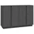 Komoda siva 120 x 35 x 80 cm od masivne borovine