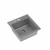 Quadron Ugradna sudopera PETER 110 GraniteQ, 1 kada, silver stone/steel, HCQP5052SZK