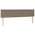 Vidaxl LED posteljno vzglavje taupe 200x5x78/88 cm blago