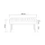 Hanah Home Klupa Vina 0701, 90x39x40 cm, Antracit