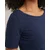 WE Fashion Majica temno modra