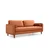 Atelier del Sofa Trosed Rome 90x70x215cm Narandžasti