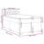 Vidaxl Box spring postelja z vzmetnico temno rjava 120x190 cm blago