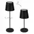 Eglo 75794 - LED prigušiva spoljna stona lampa CABOZO LED/3,8W/5V 2000 mAh IP44 crna