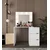 Hanah Home toaletni sto Modena Hollywood sa ogledalom i osvetljenjem, 120 cm, beli