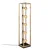 Opviq Podna lampa Kafes 13745, 21 x 21 x 102 cm, 250 cm Kabl, E27, Zlatne boje
