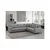 Kristal 3+Corner+2 v2 - Light Grey Light Grey Corner Sofa-Bed