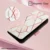 Maska za telefon na preklop Marble za Honor 200 Smart/ X7c geometry, Roze