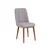 Hanah Home Trpezarijska stolica Vina Sandalye 47x89x46cm Orah