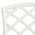 5-dijelni bistro set od lijevanog aluminija bijeli
