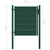 Vrata za ogradu PVC i čelik 100x81 cm Zelena