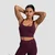 GymBeam Sportski grudnjak Cut-Out Eggplant XL