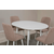 HANAH HOME Trpezarijski sto i stolice Vina 0900 White Stone