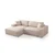 Atelier del Sofa Ugaona garnitura Pirlo 145x43x206cm Bež