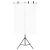 Stalak za pozadinu u obliku slova T crni 91 x 60 x (70-200) cm