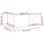 vidaXL Klubska mizica medeno rjava 80x81x36,5 cm trdna borovina
