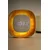 Led budilka Gingko Design Lumos 12,5 cm bela barva